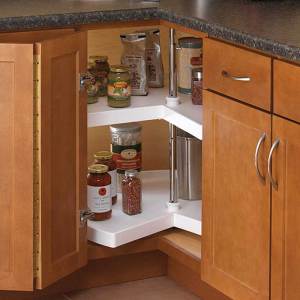 5 Solutions For Your Kitchen Corner Cabinet Storage Needs.