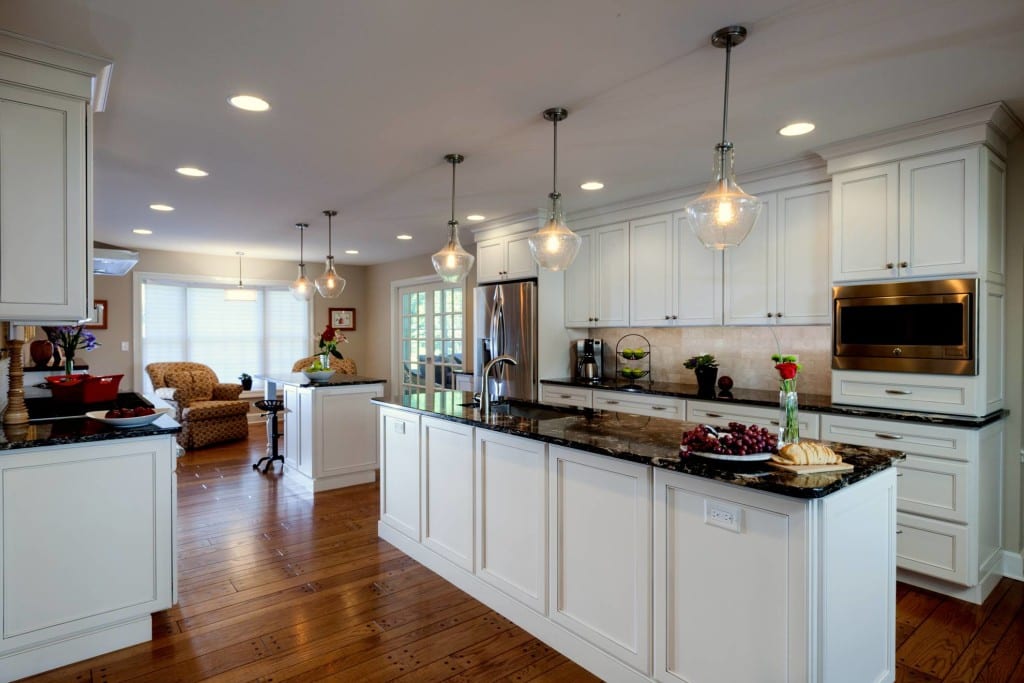 Hershey White Transitional Kitchen Design