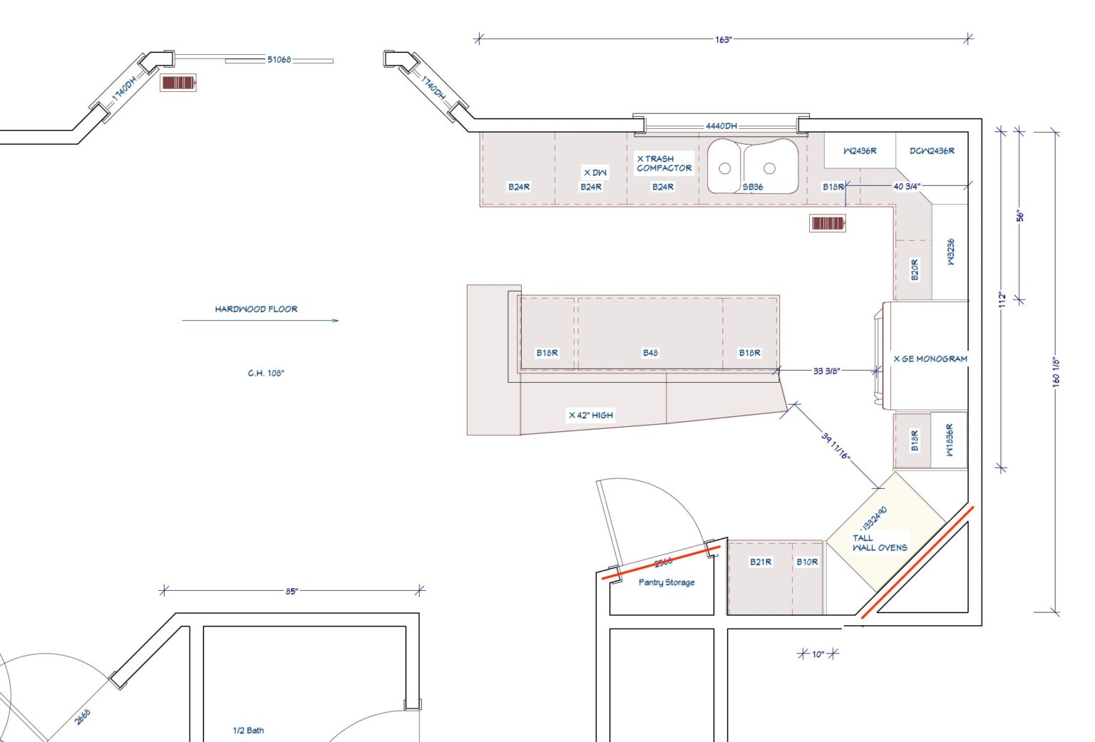 A Long Distance Kitchen Design & Remodel Project - Mother Hubbard's ...